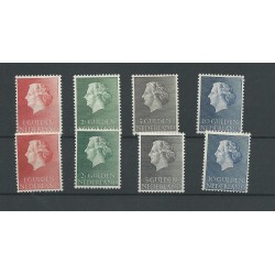 Nederland 637-640 Juliana hoge waardes 2x  MNH/postfris   CV 50 €