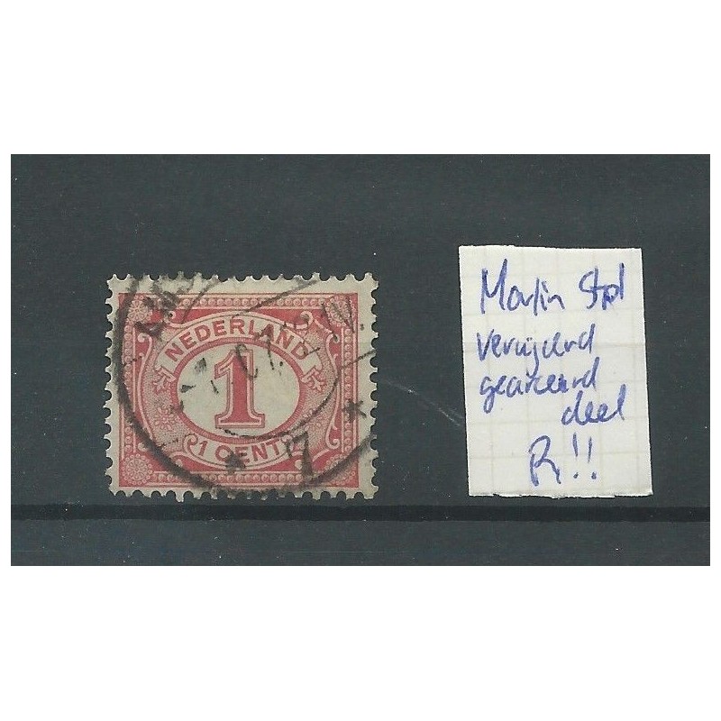 Nederland 51 met LBMN 0007a "AMSTERDAM-7" VFU/gebr CV  R €