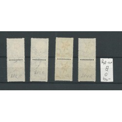 Nederland  R98-101 Vertikale PAARTJES   LUXE VFU/gebr  CV 80+ €