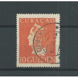 Curacao 181 Wilhelmina 10Gld   VFU/gebr CV  365 € echt gelopen!!