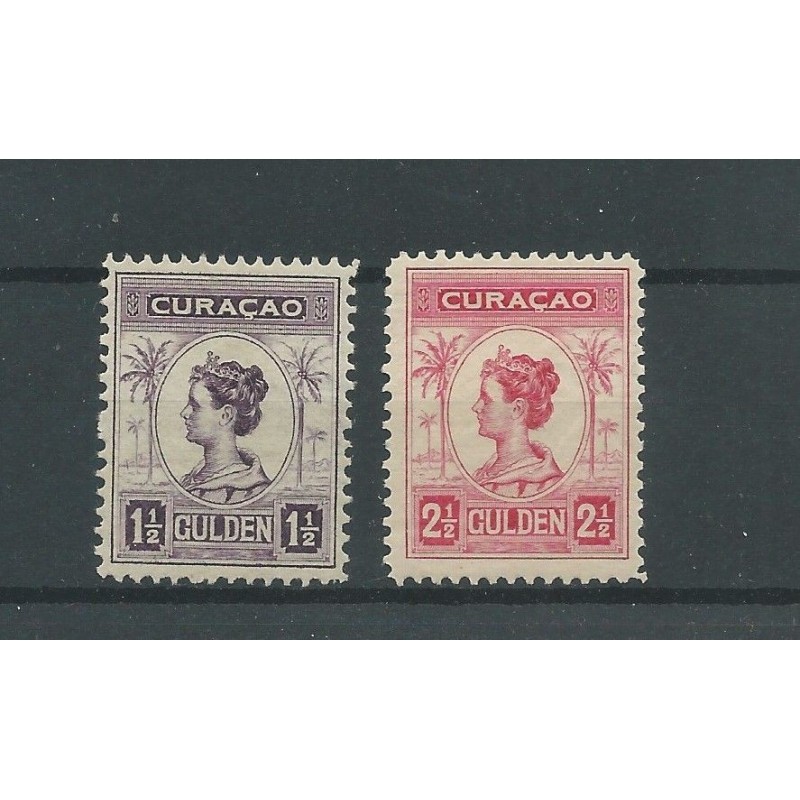 Curacao 69B-70B Wilhelmina MH/ongebr CV 56 € Curacao 69B-70B Wilhelmina MH/ongebr CV 56 €