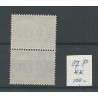 Nederland 87P in paartje met 87  MNH/postfris  CV 100 €