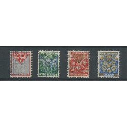 Nederland 199a-202a Kind 1926 vertaal wm VFU/gebr  CV 155 €
