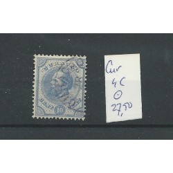 Curacao  4C Willem III 1873  10ct   LUXE  VFU/gebr CV 27,5 €