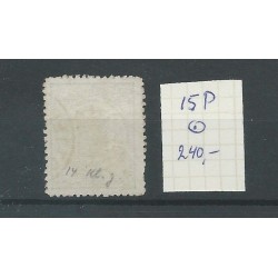 Nederland 15P "Zonder punt" Wapens  VFU/gebr  CV 240 €