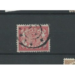 Curacao  32 met "SABA 1914"    LUXE  VFU/gebr  CV 5+ €