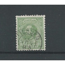 Nederland 24H met "TILBURG 1883" kleinrond  VFU/gebr  CV 8 €