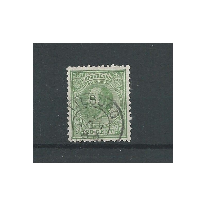 Nederland 24H met "TILBURG 1883" kleinrond VFU/gebr CV 8 € Nederland 24H met "TILBURG 1883" kleinrond VFU/gebr CV 8 €