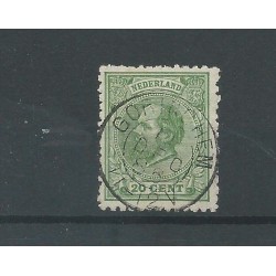 Nederland 24K met "GORINCHEM 1886" kleinrond  VFU/gebr  CV 10+ €
