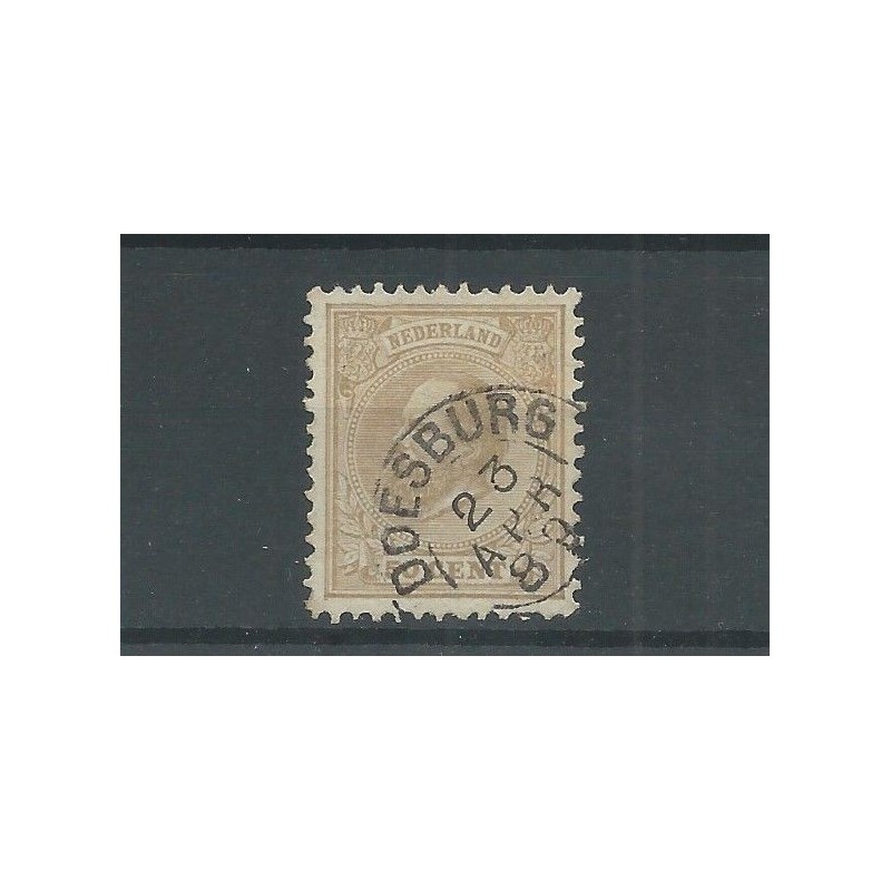 Nederland 27H met "DOESBURG 1889" VFU/gebr CV 17,5 € Nederland 27H met "DOESBURG 1889" VFU/gebr CV 17,5 €