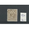 Nederland 43a  Zandkleur Wilhelmina 50ct VFU/gebr  CV 60 €