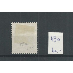 Nederland 43a  Zandkleur Wilhelmina 50ct VFU/gebr  CV 60 €