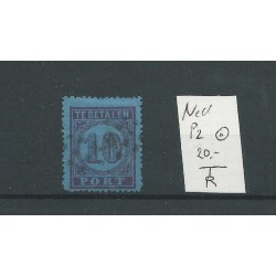 Nederland P1 met plaatfout  VFU/gebr  CV 20 €