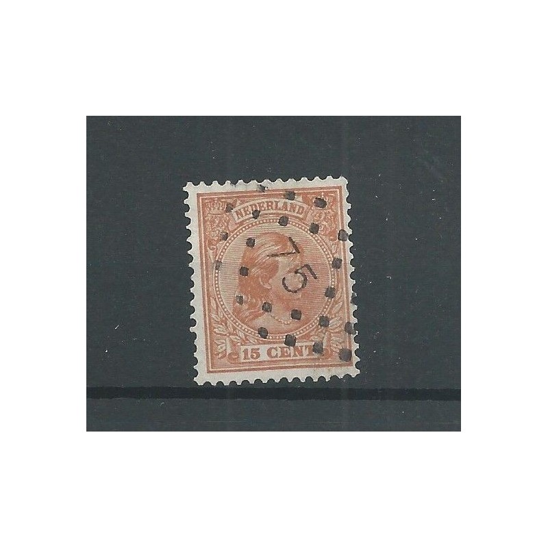 Nederland 39 met puntstempel  75  VFU/gebr  CV 30+ €