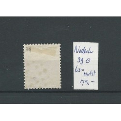 Nederland 39 met puntstempel 63/Hulst  VFU/gebr  CV 75 €