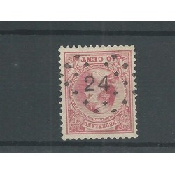 Nederland 37 met puntstempel  24 VFU/gebr  CV 4 €