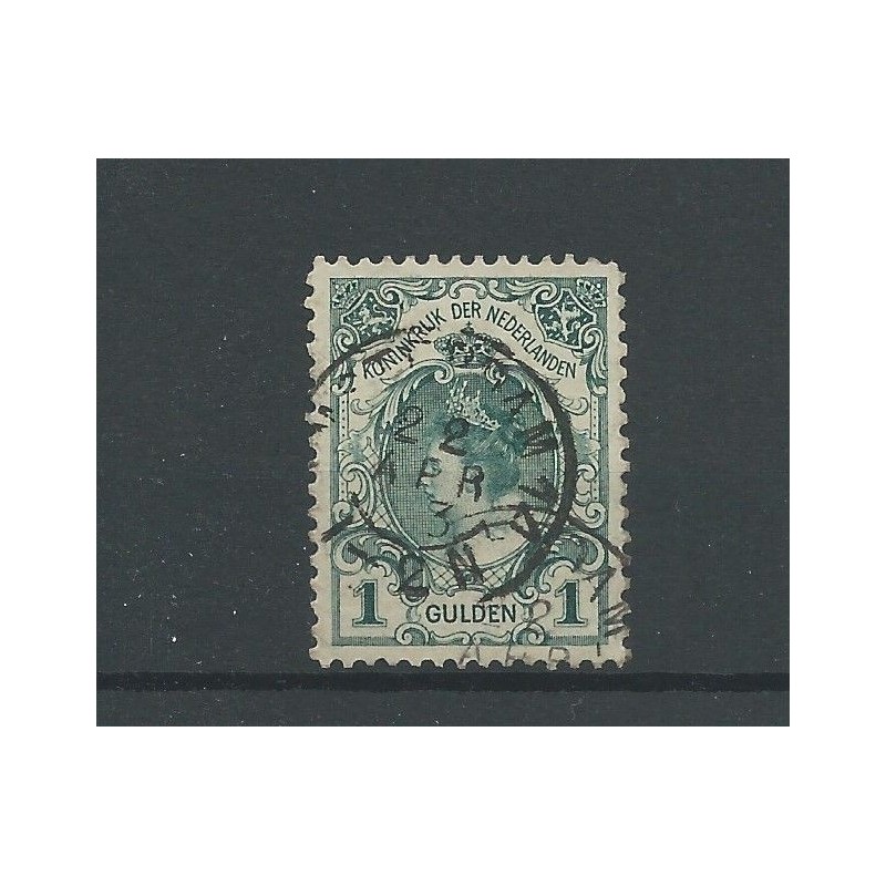 Nederland 77 met "AMSTERDAM-14 1903" kleinrond VFU/gebr CV 10 € Nederland 77 met "AMSTERDAM-14 1903" kleinrond VFU/gebr CV 10 €