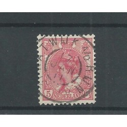 Nederland 60 met "KATWIJK A/D RIJN 1911" grootrond VFU/gebr  CV 5 €
