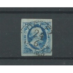 Nederland 1 plt III-12 met "DELFT-C"  VFU/gebr  CV 40 € + 75 Eysinga