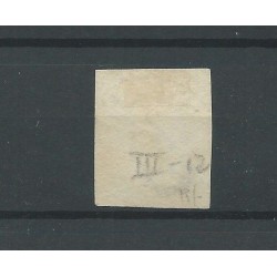 Nederland 1 plt III-12 met "DELFT-C"  VFU/gebr  CV 40 € + 75 Eysinga