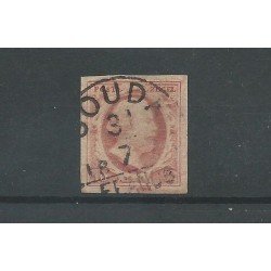 Nederland 2 plt V-13 met "GOUDA-C"  VFU/gebr  CV 30 € +200 Eysinga