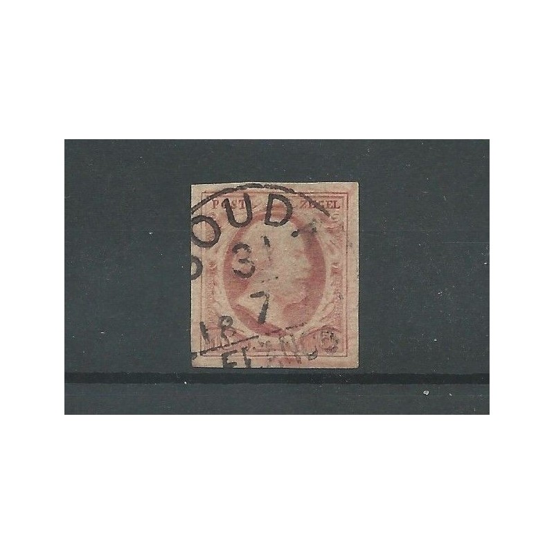 Nederland 2 plt V-13 met "GOUDA-C" VFU/gebr CV 30 € +200 Eysinga Nederland 2 plt V-13 met "GOUDA-C" VFU/gebr CV 30 € +200 Eysinga