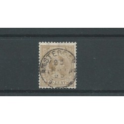 Nederland 43 met  "AMSTERDAM-2" kleinrond VFU/gebr  CV 25+ €