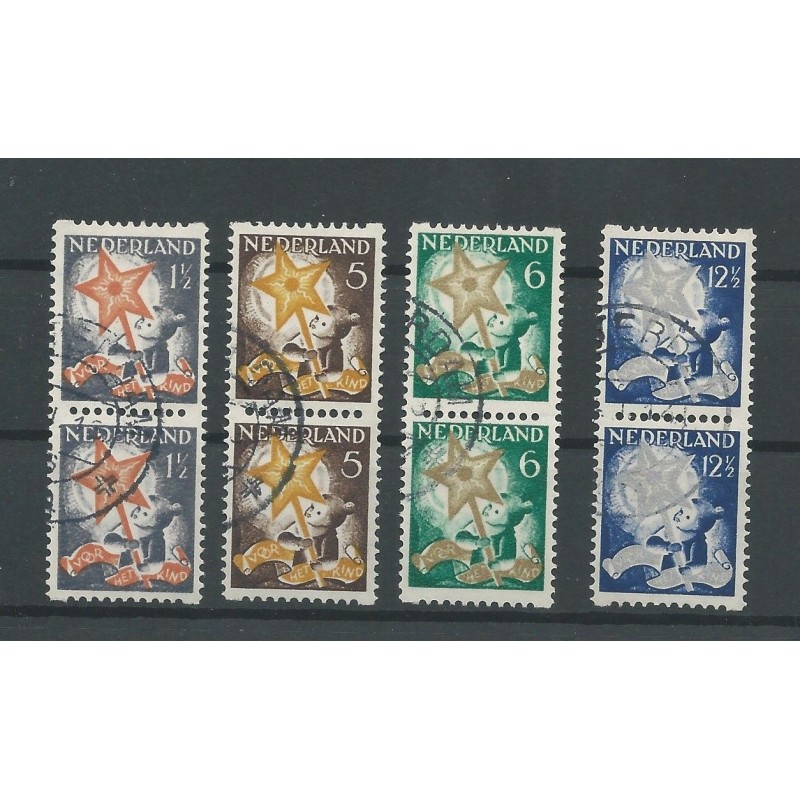 Nederland R98-101 paartjes KIND 1933 VFU/gebr CV 82 € Nederland R98-101 paartjes KIND 1933 VFU/gebr CV 82 €