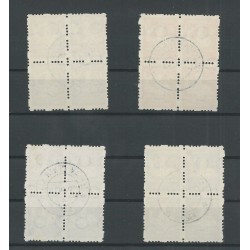 Nederland R82-85 Kind 1929 blokken van 4 VFU/gebr  CV 150 €