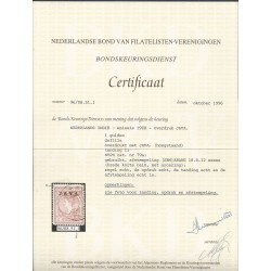 Ned. Indie 79a JAVA hoogstaand  VFU/gebr  CV 400+ € CERTIFICAAT !!