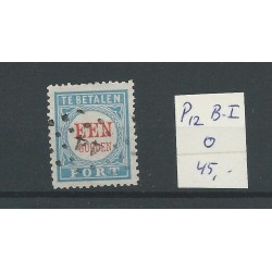 Nederland P12B-I Port 1881 VFU/gebr   CV 45 €