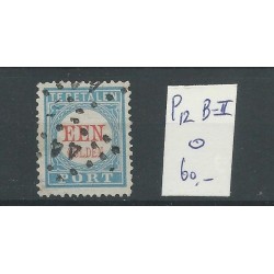 Nederland P12B-II Port 1881 VFU/gebr   CV 60 €