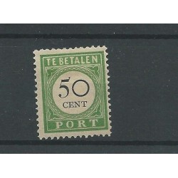 Curacao P20-I  Port 50ct   MH/ongebr  CV 70 €