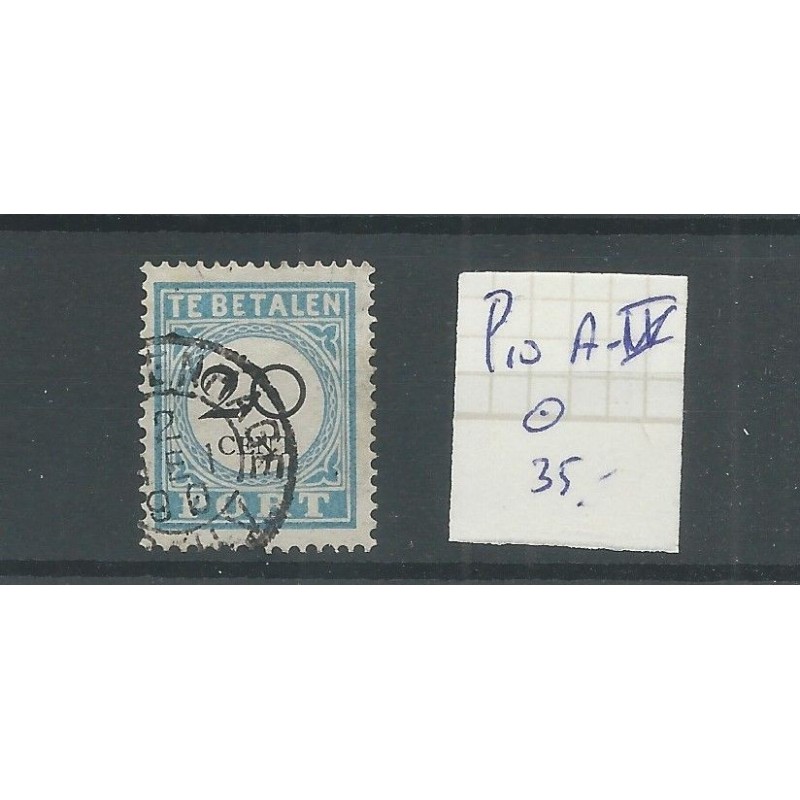 Nederland P10A-IV Port 1881 VFU/gebr CV 35 € Nederland P10A-IV Port 1881 VFU/gebr CV 35 €