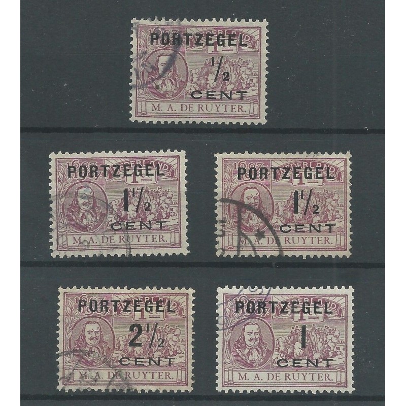Nederland P31-34 met plaatfout 88P VFU/gebr CV 80 € Nederland P31-34 met plaatfout 88P VFU/gebr CV 80 €