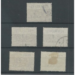 Nederland P31-34 met plaatfout 88P  VFU/gebr   CV 80 €