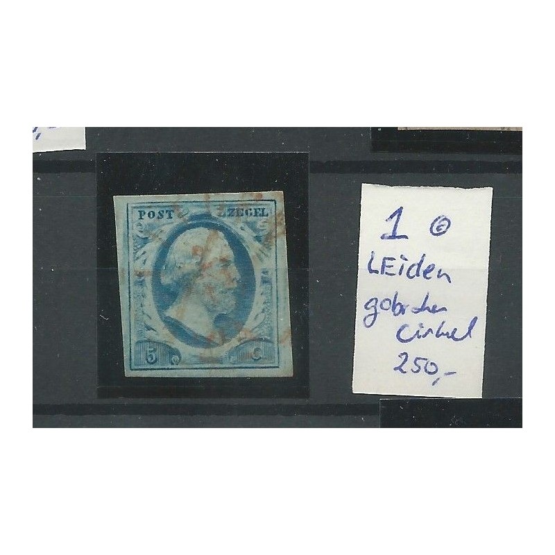 Nederland 1 met "LEIDEN-gebroken cirkel" VFU/gebr CV 250 € Nederland 1 met "LEIDEN-gebroken cirkel" VFU/gebr CV 250 €