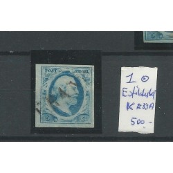Nederland 1 met "Eofilatelistisch FRANCO"  VFU/gebr   CV 500 €