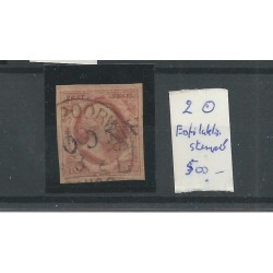 Nederland 2 met "Eofilatelistisch FRANCO"  VFU/gebr   CV 500 €
