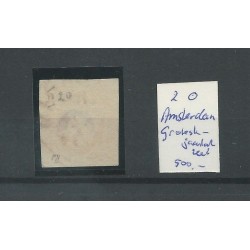 Nederland 2 met "AMSTERDAM grotesk recht jaartal"  VFU/gebr   CV 500 €