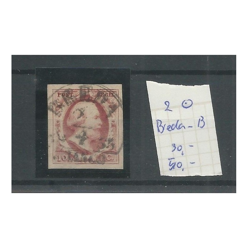 Nederland 2 plt I-44 "BREDA-B" VFU/gebr CV 30 € +50 Eysinga Nederland 2 plt I-44 "BREDA-B" VFU/gebr CV 30 € +50 Eysinga