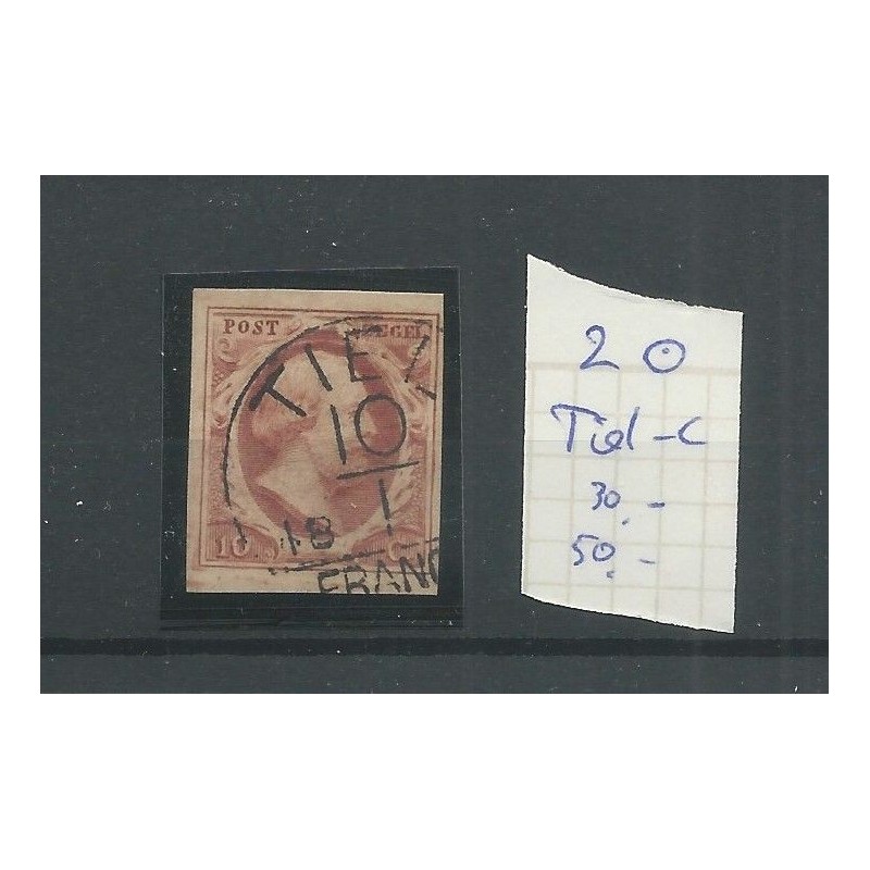Nederland 2 "TIEL-C" VFU/gebr CV 30 € +50 Eysinga Nederland 2 "TIEL-C" VFU/gebr CV 30 € +50 Eysinga
