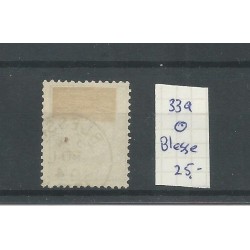 Nederland 33A met BLESSE kleinrond VFU/gebr CV 25 €