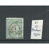 Nederland 31 met HALLUM kleinrond VFU/gebr CV 37,5 €