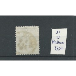 Nederland 31 met HALLUM kleinrond VFU/gebr CV 37,5 €