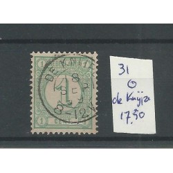 Nederland 31 met DE KNIJPE kleinrond VFU/gebr CV 17,50 €