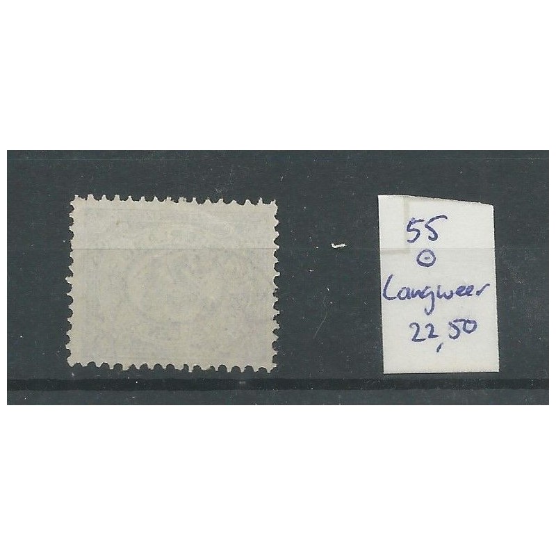 Nederland 55 met LANGWEER kleinrond VFU/gebr CV 22,50€ Nederland 55 met LANGWEER kleinrond VFU/gebr CV 22,50€