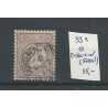 Nederland 33A met OOSTEREND (FRIESL) kleinrond VFU/gebr CV 35 €