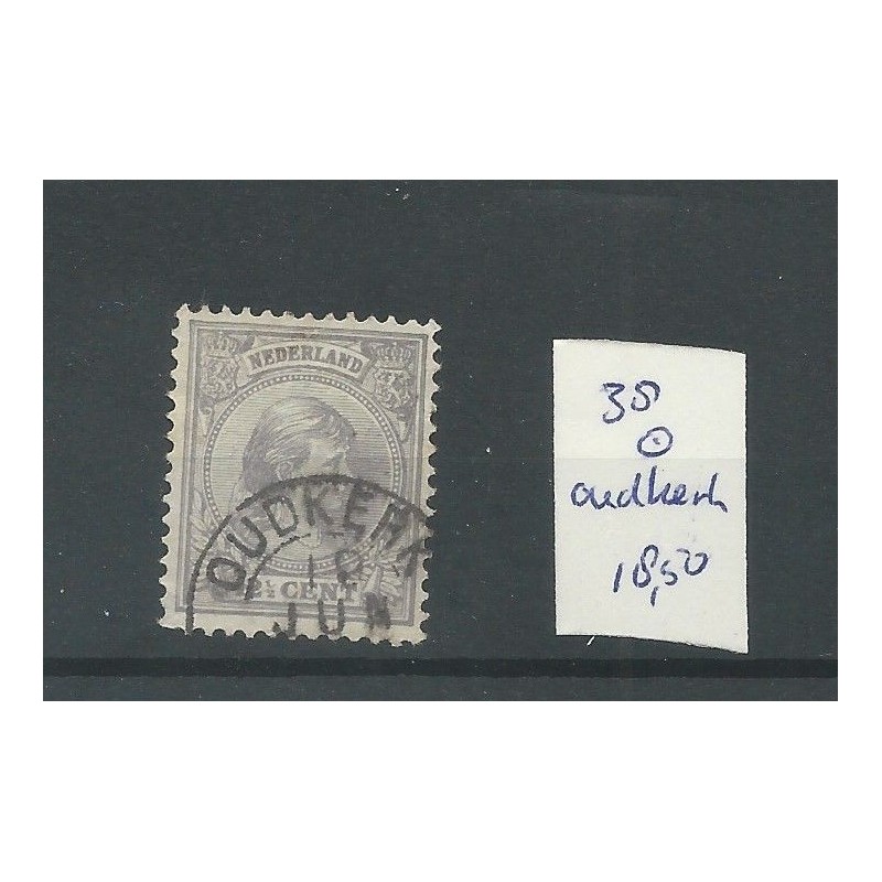 Nederland 38 met OUDKERK kleinrond VFU/gebr CV 18,5 € Nederland 38 met OUDKERK kleinrond VFU/gebr CV 18,5 €