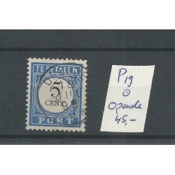 Nederland P19 met OPENDE kleinrond VFU/gebr CV 45 €